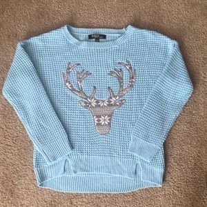 Knit long sleeve sweater